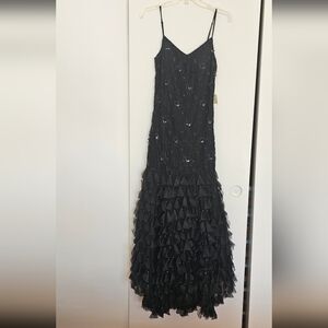 Black Sequin Formal Gown